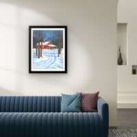 Maison Rouge - Fine Art Print