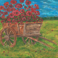 Poppies Cart Original