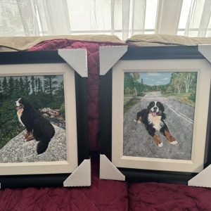 Commission Painting of a dog named Watson